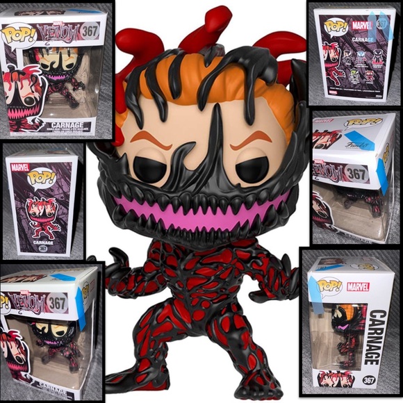 Funko Pop! Marvel Venom Carnage #367 Vinyl Bobblehead {BOX DAMAGE}